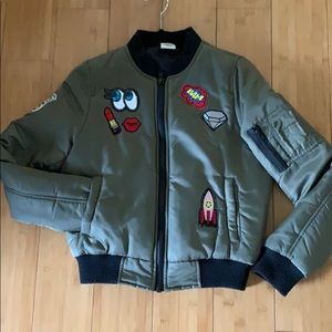 Urban Kids Bomber Jacket Girls size L 14 - 16